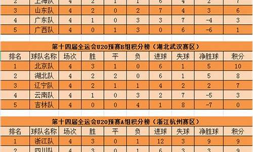 全运会足球年龄段改革最新消息,全运会足球比赛时间表